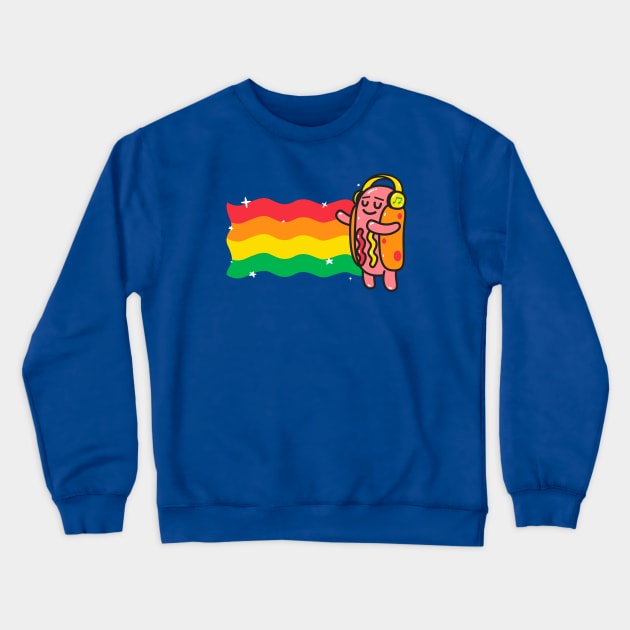 Nyan-Dog Crewneck Sweatshirt by krisren28